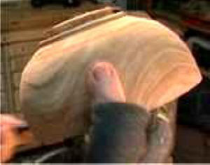 completed rough turned bowl